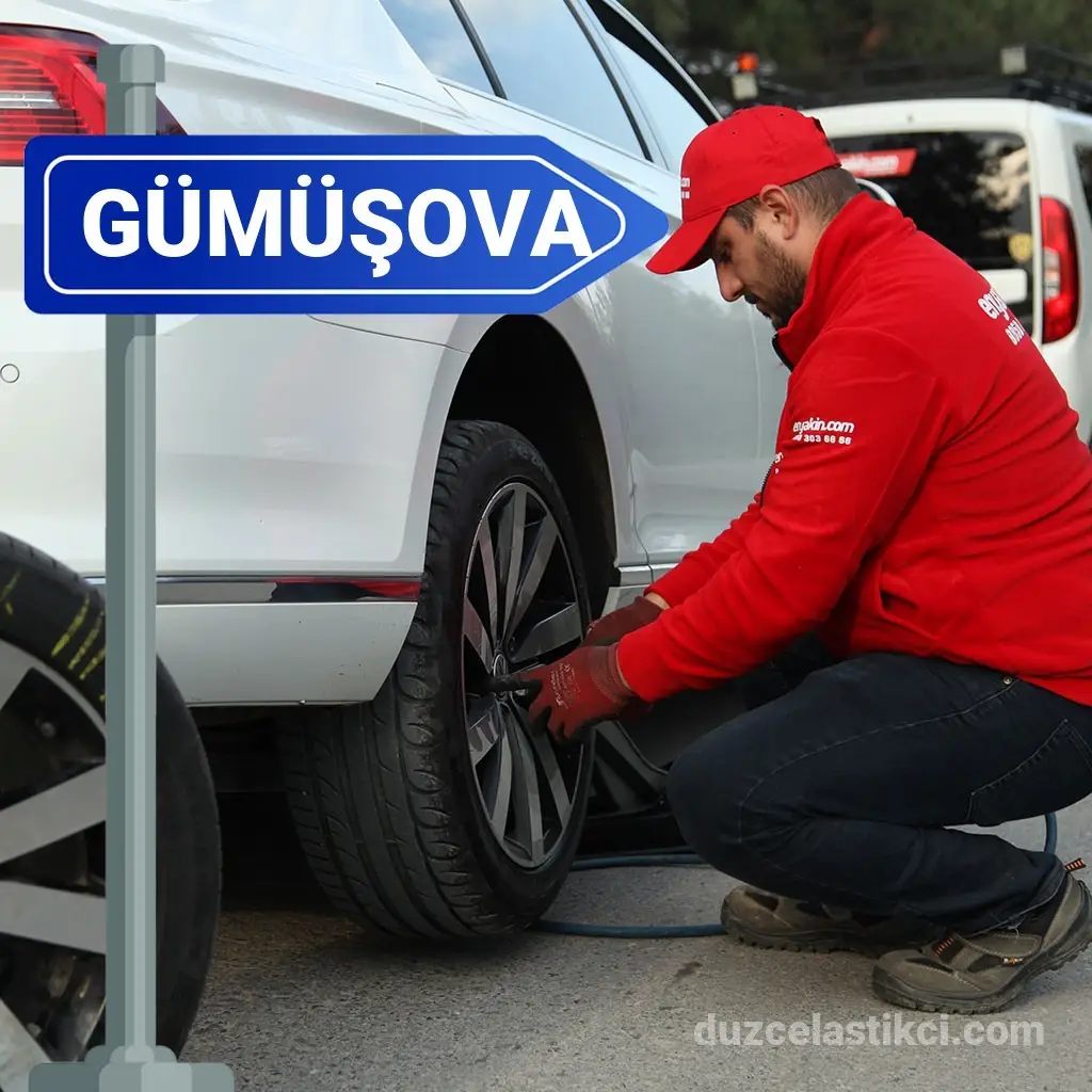 Gümüşova’da Her Noktaya Ulaşan Mobil Lastik Servisi